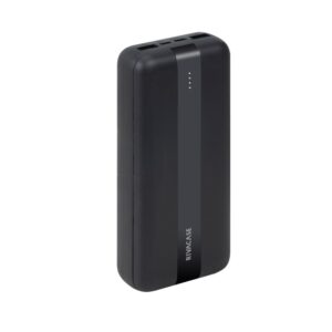 Power Bank VA2081 20000 mAh RIVACASE - z logo z własnym nadrukiem, kolor czarny