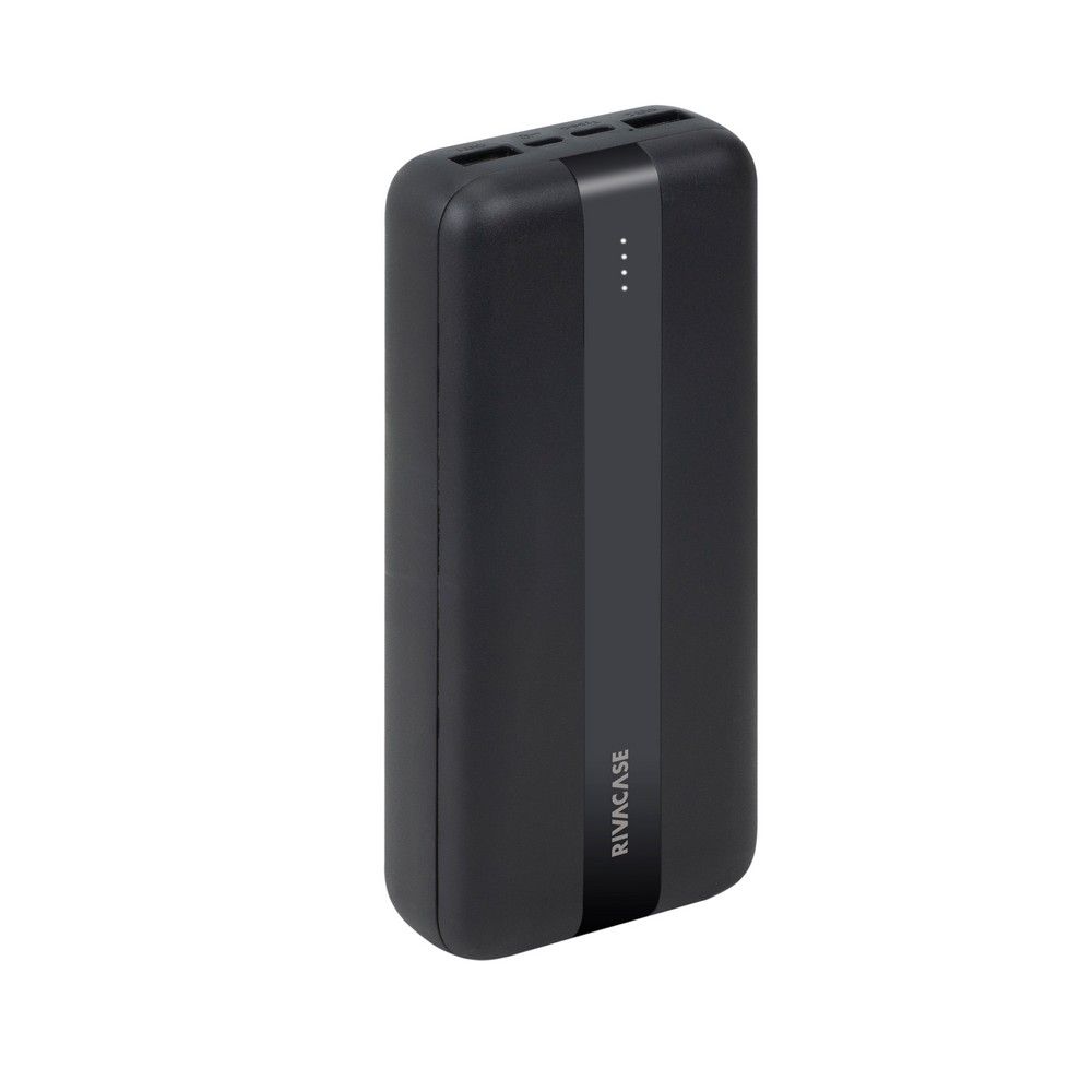 Power Bank VA2081 20000 mAh RIVACASE - z logo z własnym nadrukiem, kolor czarny