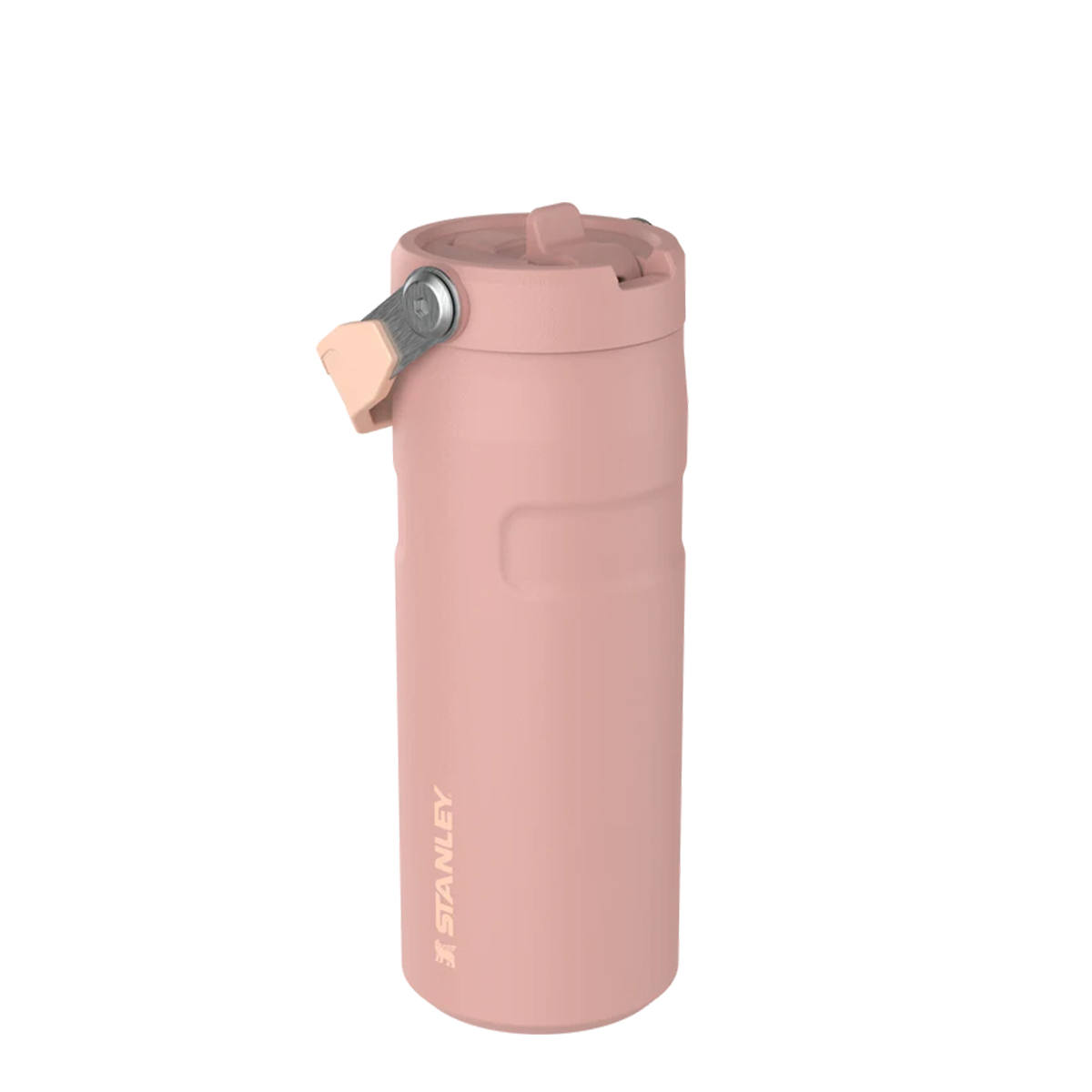 Butelka The IceFlow Bottle Flip Straw 2.0 0.47L z własnym nadrukiem, kolor Peach Rose