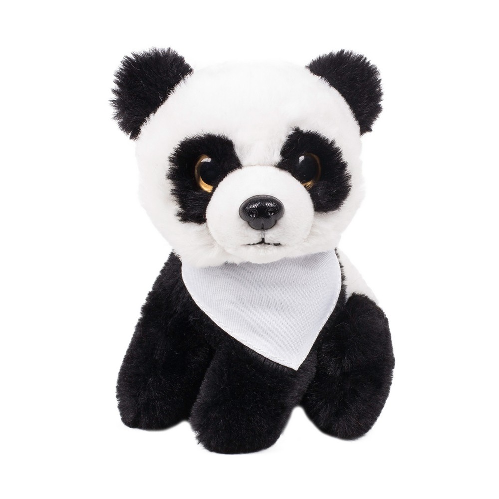 Pluszowa panda | Loka z własnym nadrukiem, kolor czarno-biały