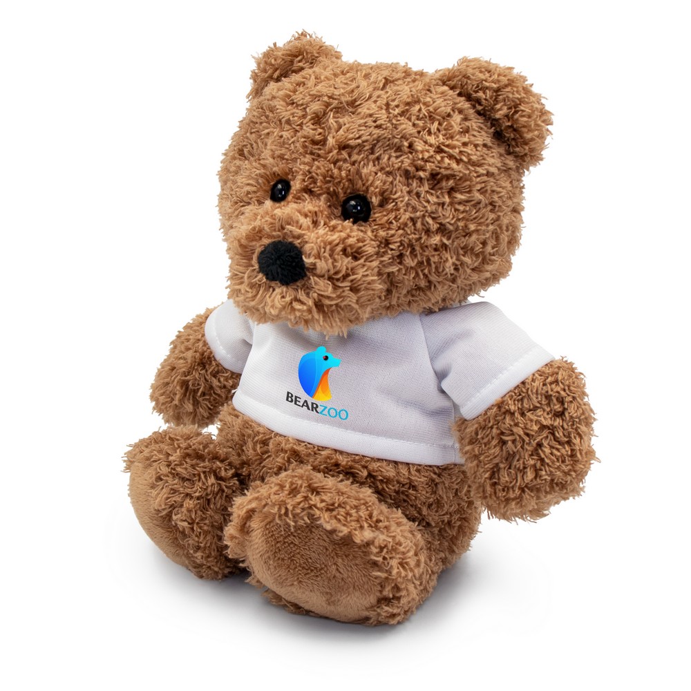 Pluszowy miś | Cuddlence z własnym nadrukiem, kolor brązowy