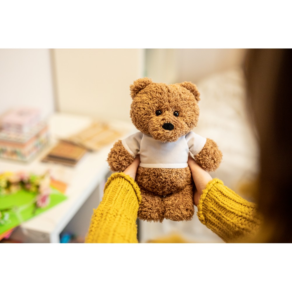 Pluszowy miś | Cuddlence z własnym nadrukiem, kolor brązowy