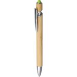 zielony Bambusowy długopis, touch pen