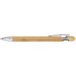 żółty Bambusowy długopis, touch pen