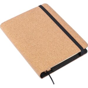 Korkowa teczka konferencyjna A5 z własnym nadrukiem, kolor brązowy