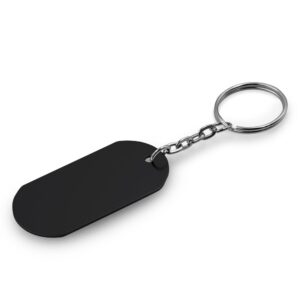 Brelok do kluczy | Belai z własnym nadrukiem, kolor czarny