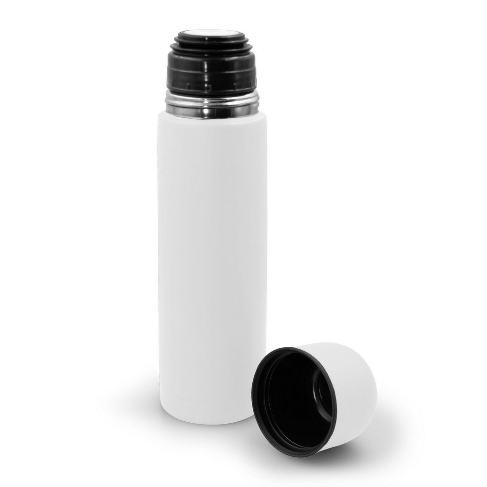 Termos 500 ml | Olympe z własnym nadrukiem, kolor biały