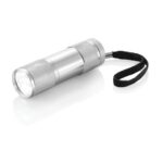 srebrny Latarka 9 LED Quattro