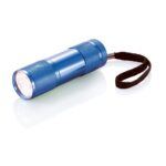 niebieski Latarka 9 LED Quattro