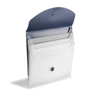 Teczka na dokumenty A4 z własnym nadrukiem, kolor niebieski