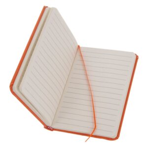 Notatnik ok. A6 z własnym nadrukiem, kolor pomarańczowy