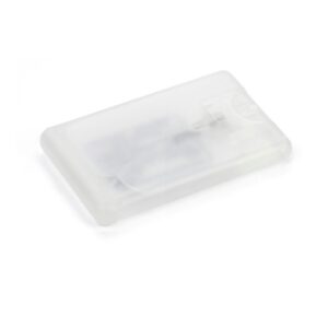 Antybakteryjny płyn do rąk "karta kredytowa" z własnym nadrukiem, kolor neutralny