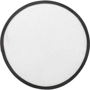 Składane frisbee z własnym nadrukiem, kolor biały