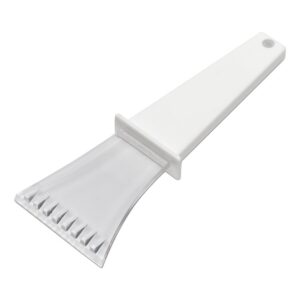 Skrobaczka z rączką z własnym nadrukiem, kolor biały