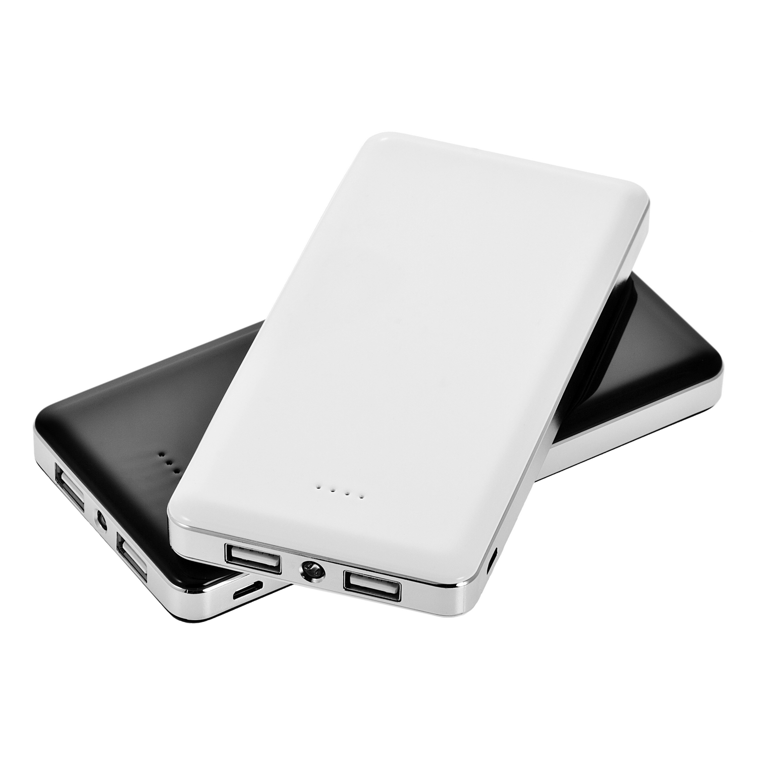 Power bank 12000 mAh z lampką | Sawyer z własnym nadrukiem, kolor biały