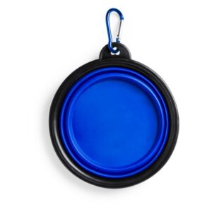 Miska dla psa, składana z własnym nadrukiem, kolor niebieski