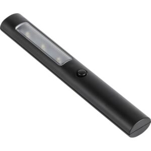 Lampka warsztatowa 3 LED z własnym nadrukiem, kolor czarny