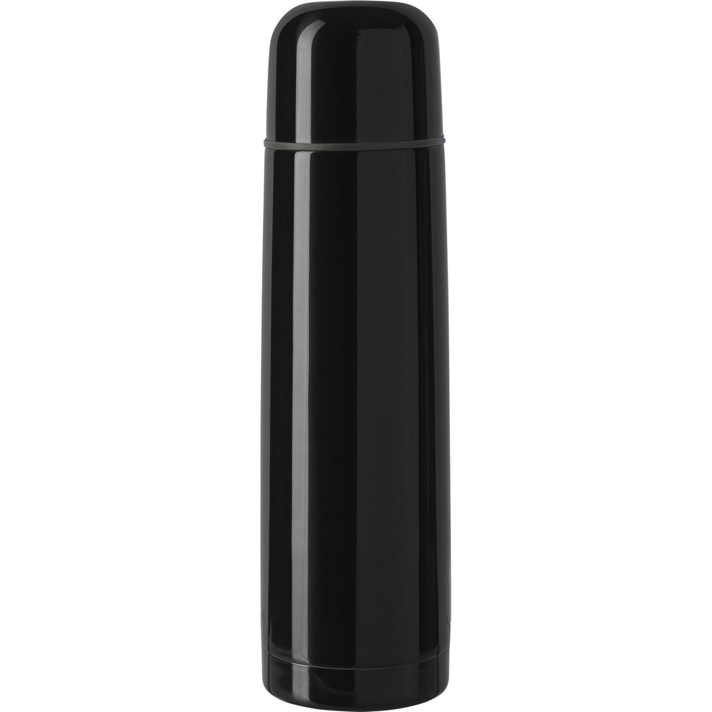 Termos 500 ml z własnym nadrukiem, kolor czarny