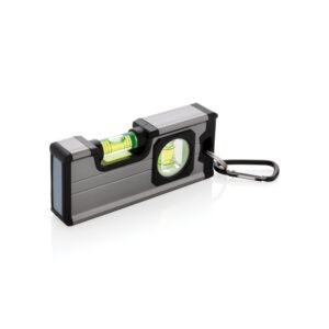 Poziomica 12 cm z własnym nadrukiem, kolor szary