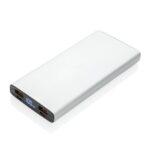 srebrny Szybki power bank 10000 mAh