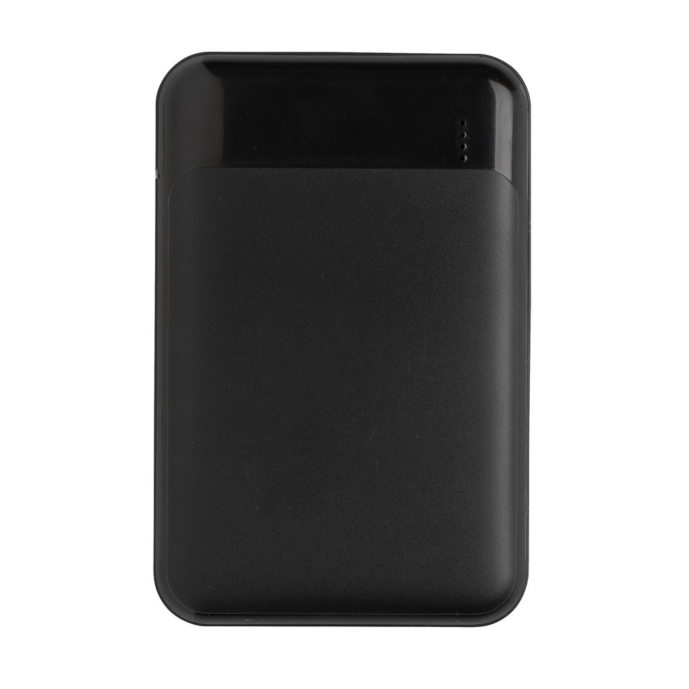 Power bank 10000 mAh z własnym nadrukiem, kolor czarny