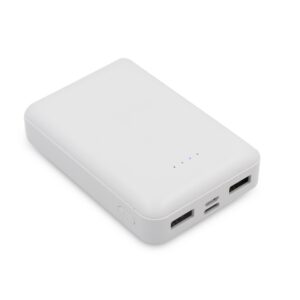 Power bank 10000 mAh | Hart z własnym nadrukiem, kolor biały