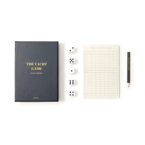 Gra planszowa Yatzy VINGA z własnym nadrukiem, kolor niebieski