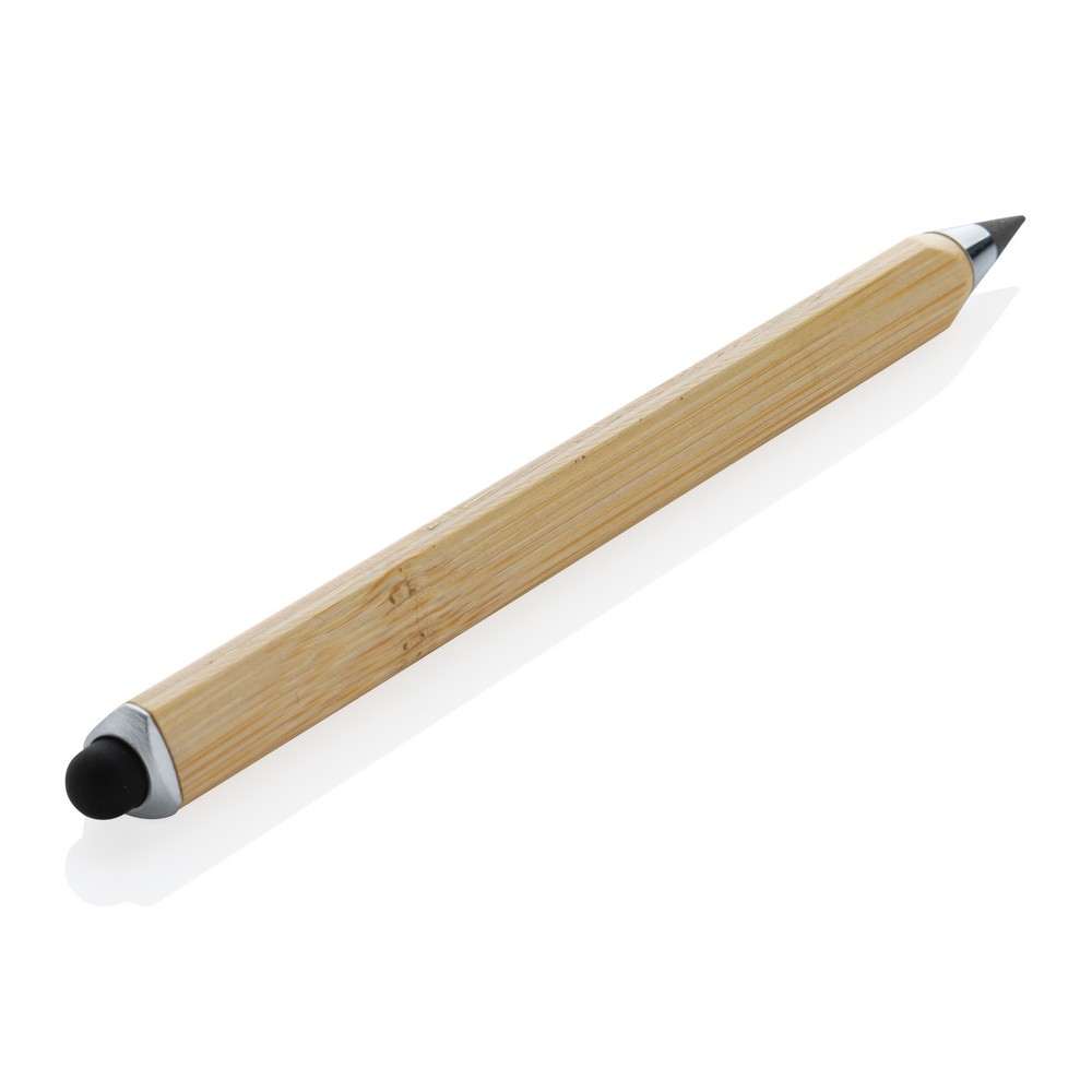 Ołówek Infinity Eon, touch pen z własnym nadrukiem, kolor brązowy