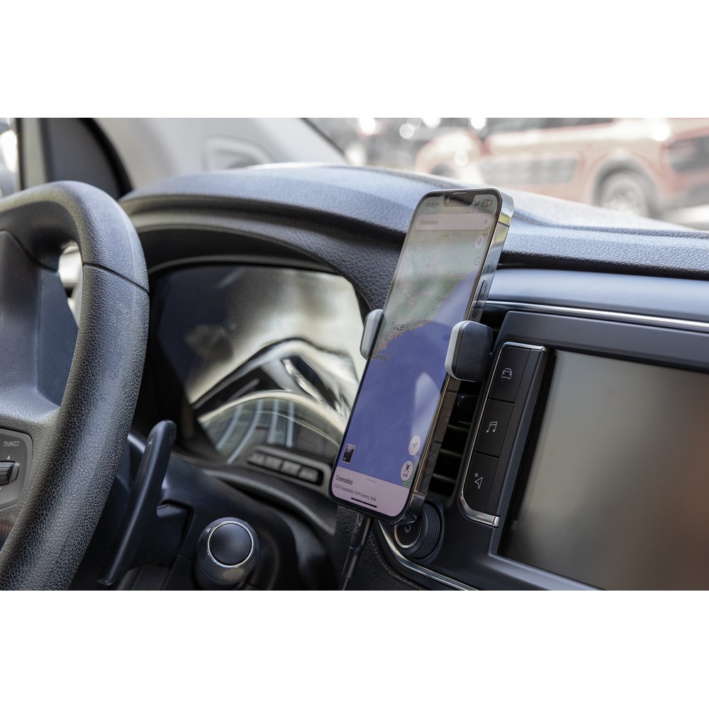 Samochodowy uchwyt do telefonu Acar RCS z własnym nadrukiem, kolor czarny