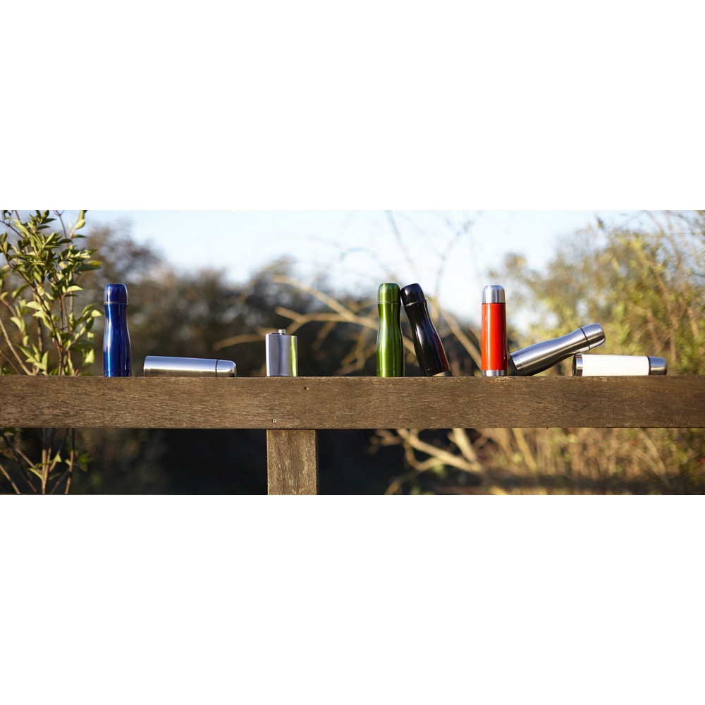 Termos 500 ml z własnym nadrukiem, kolor srebrny