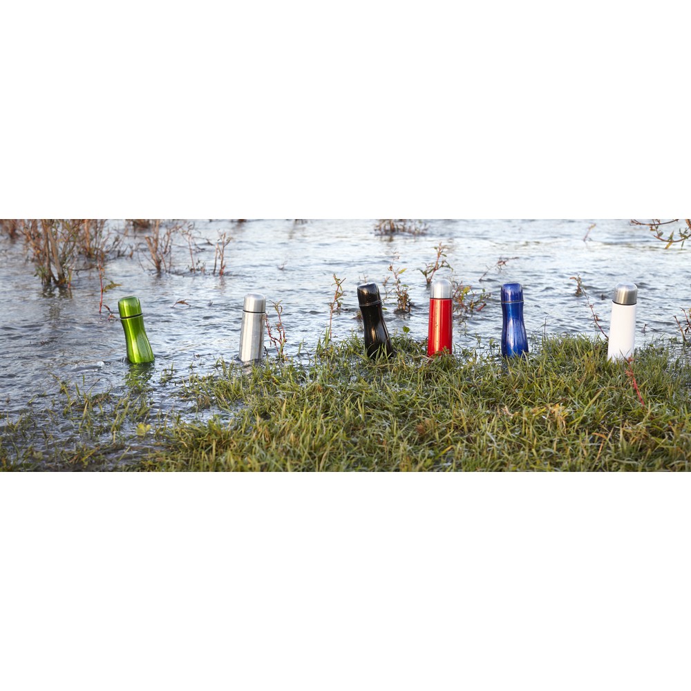 Termos 500 ml z własnym nadrukiem, kolor srebrny