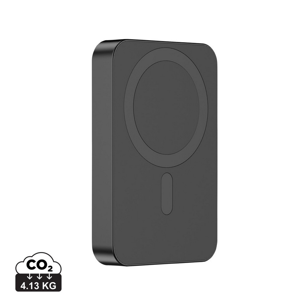 Power bank 10000 mAh Urban Vitamin Compton, RABS z własnym nadrukiem, kolor czarny