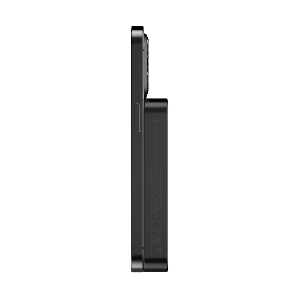 Power bank 10000 mAh Urban Vitamin Compton, RABS z własnym nadrukiem, kolor czarny