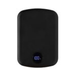 czarny Magnetyczny bezprzewodowy power bank 5000 mAh MagBoost