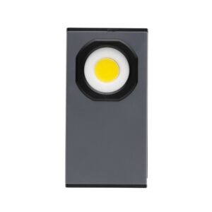 Lampka warsztatowa COB Gear X, ładowana przez USB z własnym nadrukiem, kolor szary
