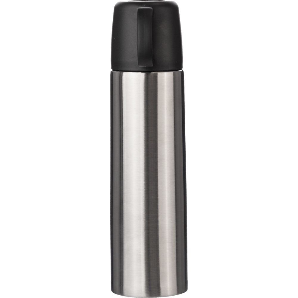 Termos 500 ml z własnym nadrukiem, kolor srebrny