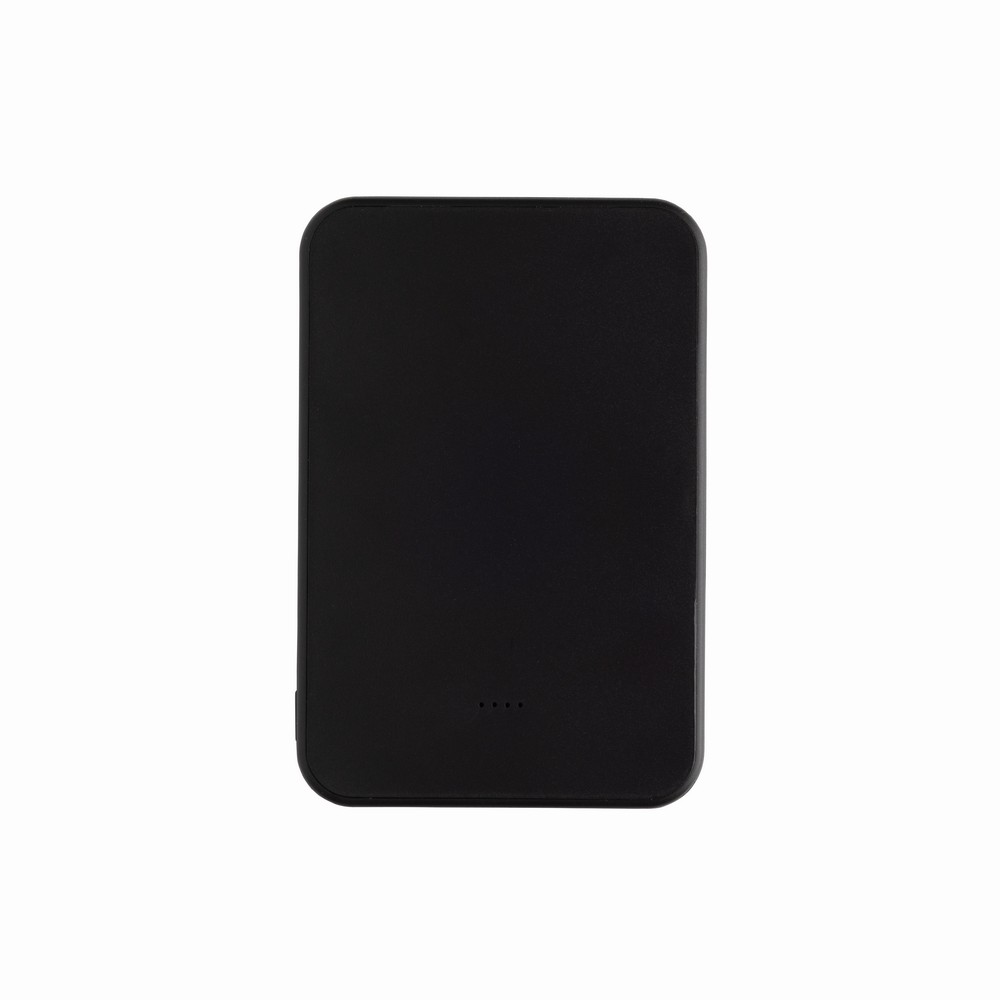 Power bank 5000 mAh Boostcore z własnym nadrukiem, kolor czarny