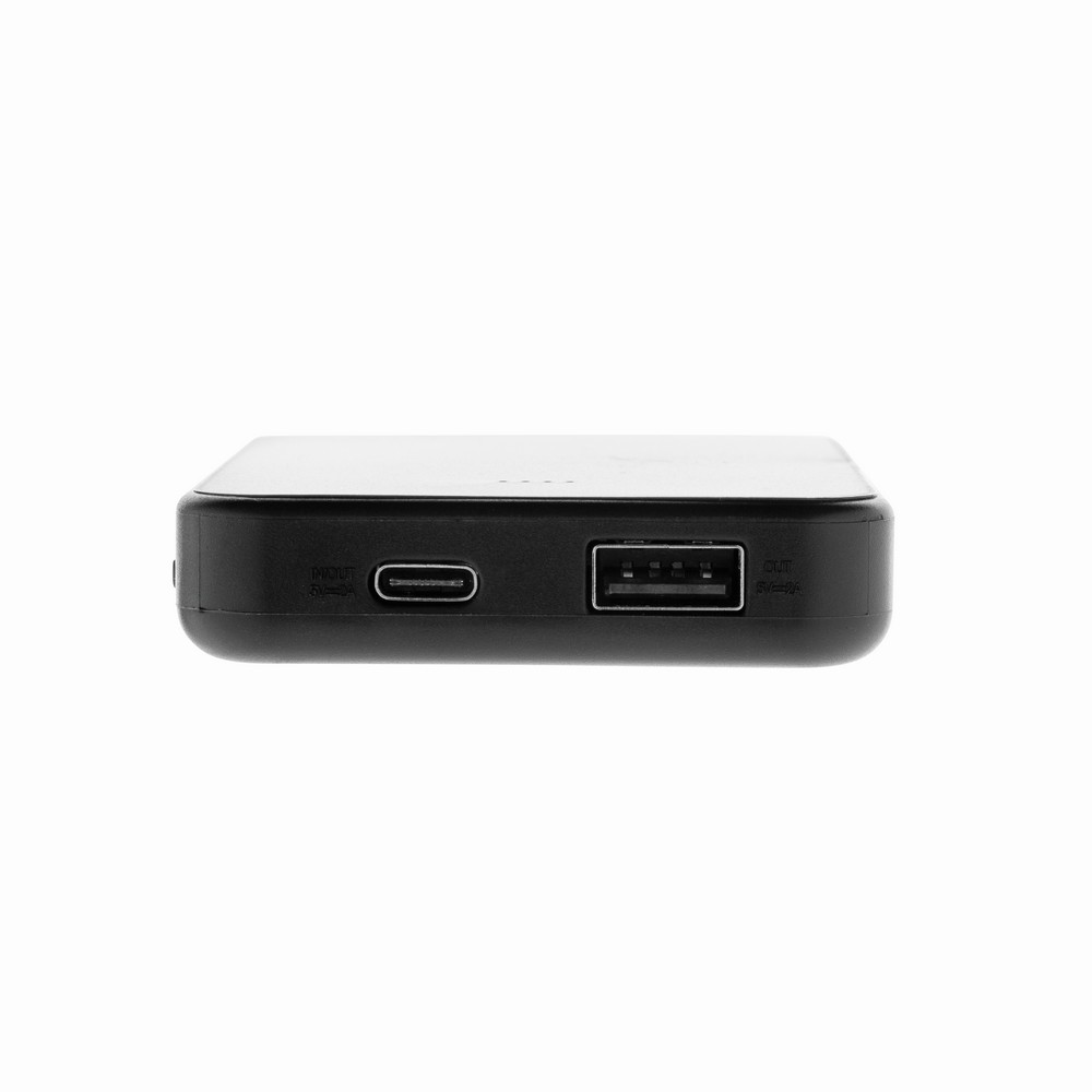 Power bank 5000 mAh Boostcore z własnym nadrukiem, kolor czarny