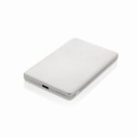 srebrny Power bank 5000 mAh, ładowarka bezprzewodowa 5W Orion