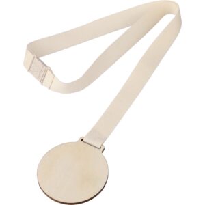 Drewniany medal z własnym nadrukiem, kolor brązowy