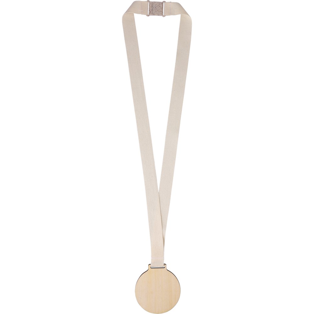 Drewniany medal z własnym nadrukiem, kolor brązowy