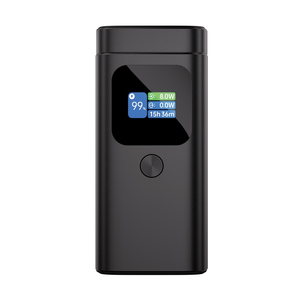 Power bank 15000 mAh Urban Vitamin Sunnyvale z własnym nadrukiem, kolor szary