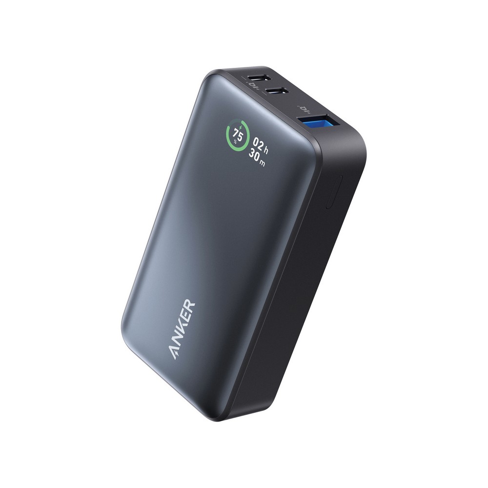 Power bank 10000 mAh Anker z własnym nadrukiem, kolor czarny