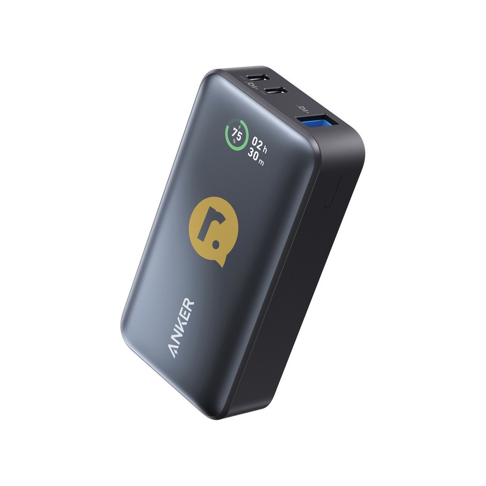 Power bank 10000 mAh Anker z własnym nadrukiem, kolor czarny