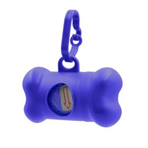 Zasobnik z woreczkami na psie odchody | Zoga z własnym nadrukiem, kolor granatowy