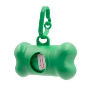 Zasobnik z woreczkami na psie odchody | Zoga z własnym nadrukiem, kolor zielony