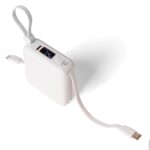 biały Power bank 10000 mAh
