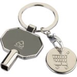 czarny Brelok do kluczy 3 w 1