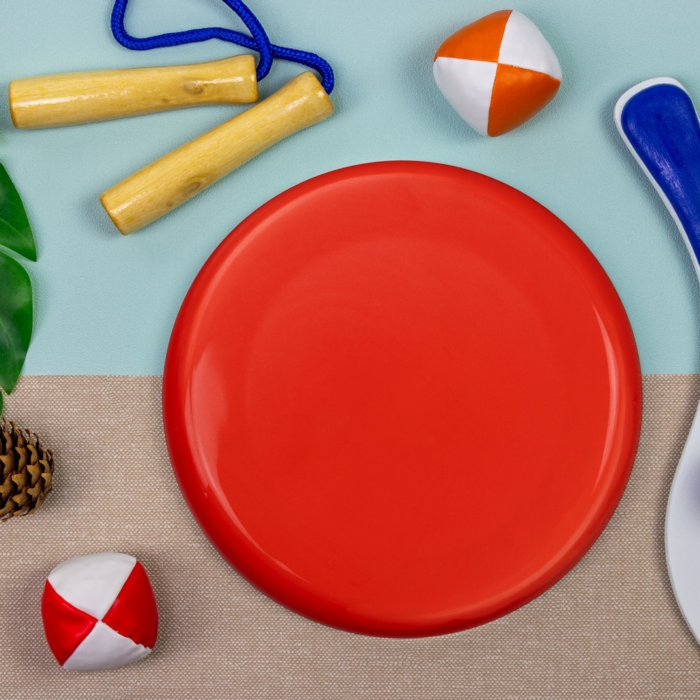 Frisbee | Eoan z własnym nadrukiem, kolor czerwony