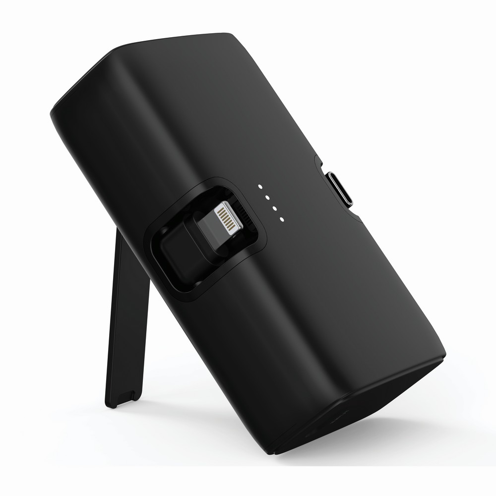 Power bank 5000 mAh Urban Vitamin Los Angeles z własnym nadrukiem, kolor czarny